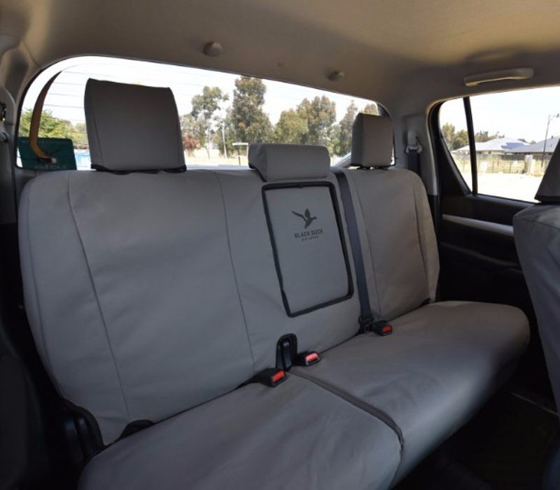 Titan Waterproof Car Front Seat Covers Black Onwards to fit Nissan Pathfinder 2013