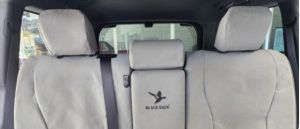 Black Duck SeatCovers Suitable for TOYOTA PRADO 250 Row2  covers shown.