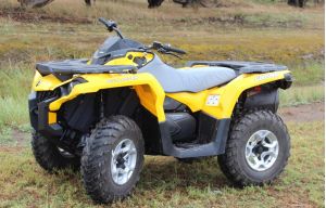 Heavy Duty Canvas All-In-One Padded Seat & Tank Cover to fit CAN-AM ATV 500 GENERATION II OUTLANDER
