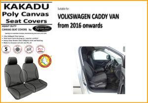 Custom-fit KAKADU POLY CANVAS SEAT COVERS offer MAXIMUM protection for the seats in your VOLKSWAGEN CADDY VAN