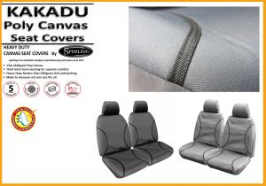 TAILOR MADE Custom Fit KAKADU Canvas Seat Covers by SPERLING - to suit