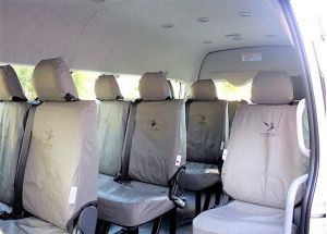 Be sure you fit Black Duck Seat Covers to your Toyota Hiace Bus.