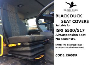 Black Duck Canvas or Denim Seat Covers offer maximum protection to your seat and are suitable for ISRI 6500 / 517 Seats.