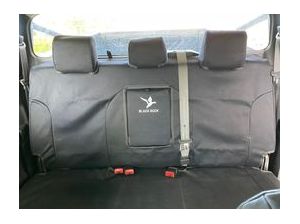 Customer photo of Black 4ELEMENTS BLACK DUCK Seat Covers to suit LDV T60 Dual Cabs