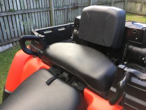 Canvas Backrest Covers to fit POLARIS 550X2 SPORTSMAN ATV