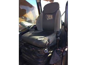 Black Duck Seat Covers to fit JCB TELEHANDLER 530 70 Loadall Driver Bucket only with back extension headrest KAB seat.