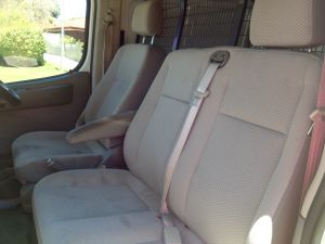 LDV80 Van Black Duck Seat Covers Std Colours Grey, Black or Brown Canvas.