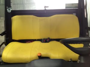 Canvas Seat Covers to suit JOHN DEERE GATOR Bench Seat XUV625, XUV825, XUV850 and XUV855 - JD843Q Note: the cutout for seat belts is smaller.