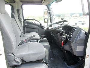 Black Duck Seat Covers Custom designed to be suitable for the front seats in ISUZU NH Series NNR, NPR, NPS, NQR - CREW CAB