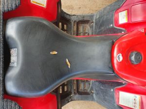 Heavy Duty Canvas Seat Cover to fit HONDA TRX500FM FOREMAN ATV.
NOTE THE SHAPE of the REAR of the SEAT.