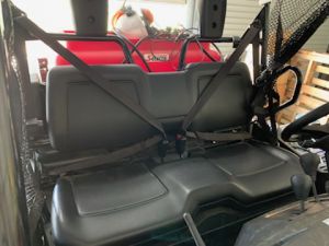 Canvas seat covers to suit Honda PIONEER 1000-5 FRONT Bench Seat.