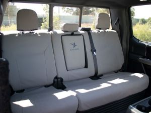 Make sure you fit Black Duck® SeatCovers to your Ford F Series  F250/F350 Dual Cab they are the Ducks Nut's in seat covers