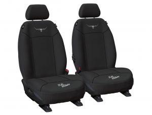 RM WILLIAMS - CANVAS SEAT COVERS  to suit VW CRAFTER TDI 340.
BLACK CANVAS