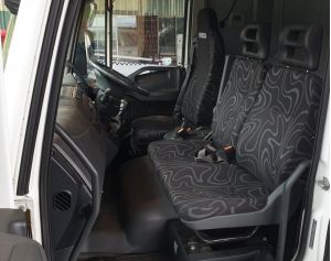 Black Duck™ Canvas, Denim or 4ELEMENTS Seat Covers offer maximum seat protection for your IVECO EUROCARGO