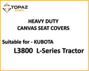 Heavy Duty Canvas Seat Covers custom designed to be suitable for your KUBOTA L3800 TRACTOR