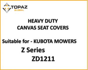Miller Canvas are a leading SPECIALIST online retailer of Canvas seat covers designed specific to fit ZD1211 KUBOTA MOWER.