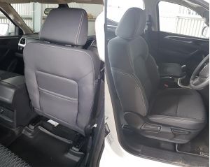 Canvas or 4Elements  BLACK DUCK Seat Covers to suit LDV T60 Dual Cabs
(GENERIC SAMPLE IMAGE ONLY)