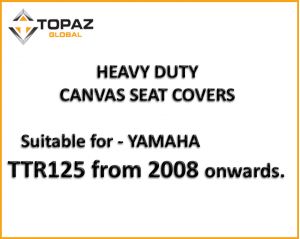 Heavy Duty Canvas SEAT COVERS to suit YAMAHA TTR125