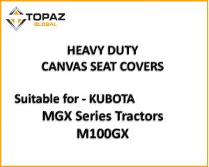 Quality Heavy Duty Canvas Seat Covers to suit your KUBOTA M100GX