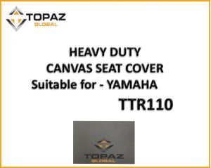 SEAT COVER TTR 110 YAMAHA MOTORCYCLE Heavy Duty Canvas Seat Cover