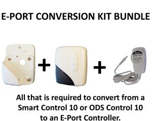 CONVERT your outdated Smart Control 10 or ODS Control 10 to the new Cost-Effective E-Port Controller with Lithium batteries in just a few minutes DIY