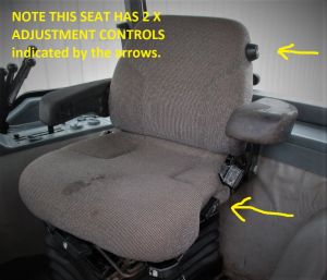 Black Duck® Canvas Seat Covers offer maximum seat protection for your CASE IH 8900 Magnum and 9300 Steiger