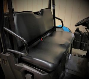Canvas seat covers to suit Polaris Ranger 400, Ranger 500 (narrow), Ranger 570 (not the 2016 570 ranger with 2 x seat bases)