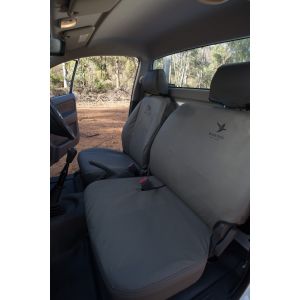 Black Duck Seat Covers suitable for Toyota Hilux Single Cab
