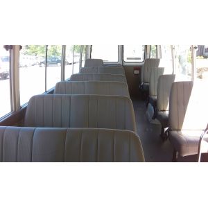 Black Duck Seat Covers suitable for Toyota Coaster Standard 22 seat (1996-2003)