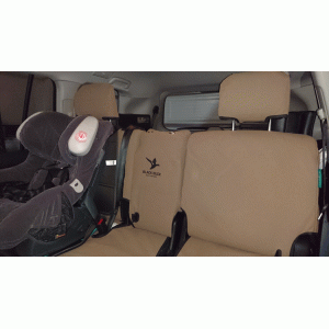 Black Duck Canvas Seat Cover Toyota 200 Series Sahara Row 2 Brown Canvas Customer photo