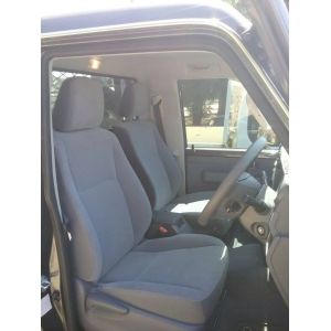 Toyota Landcruiser Single Cab 2017 Upgrade Black Duck Seat Covers.