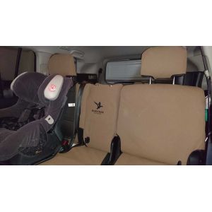 Black Duck Canvas™ Seat covers (Brown Canvas)   row 2 rear seat  in a Sahara customer photo