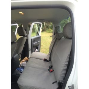 Black Duck Seat Covers suits al VW Amarok from 2011 onwards.