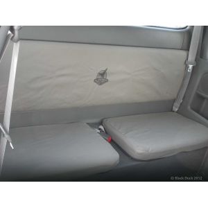 Black Duck Seat Covers suitable for X-TRA Cab Rear Bench All Toyota Hilux 05/2005 - 06/2015