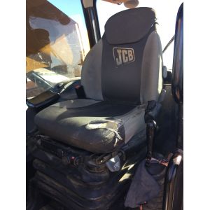 Black Duck Seat Covers to fit JCB TELEHANDLER 530 70 Loadall Driver Bucket only with back extension headrest KAB seat.