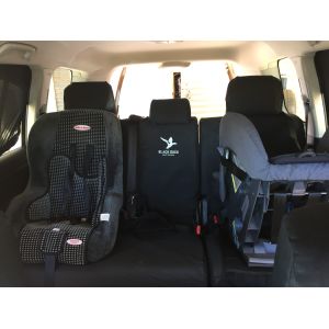 Black Canvas fitted to a Row 2 seat.