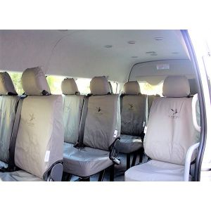 Be sure you fit Black Duck Seat Covers to your Toyota Hiace Bus.