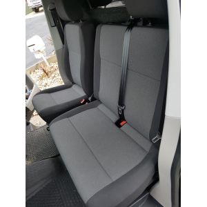 Black Duck Seat Covers Volkswagen Transporter T6, 2016 onwards.