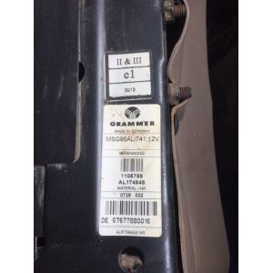 Black Duck Seat Covers FENDT TRACTORS 700, 800, 900 Series DELUXE CAB MSG741DX (image shows a John Deere but the seat is the same)