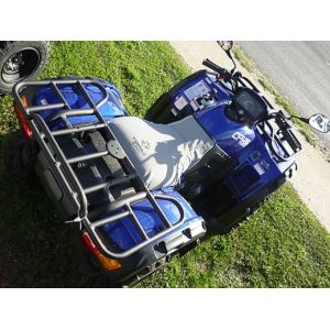 Canvas Seat Covers Fitted to a CF MOTO CF500.