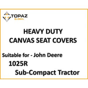 Canvas seat covers to suit John Deere 1025R Sub-Compact Tractor