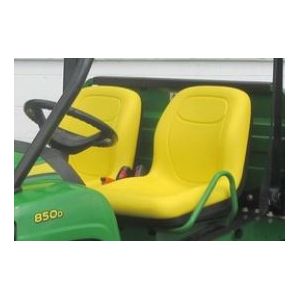 Miller Canvas supplies Quality Heavy Duty Canvas Seat Covers for JD Gator 850D Low Back Bucket