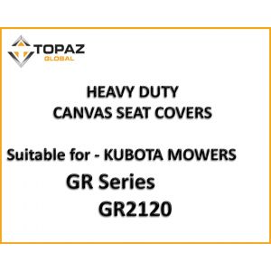 Miller Canvas are a leading SPECIALIST online retailer of Canvas seat covers designed specific to fit GR2120 KUBOTA MOWER.