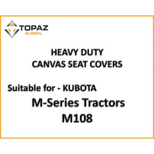 Miller Canvas are a SPECIALIST online retailer of Canvas Seat Covers  suitable for KUBOTA M108 tractor.