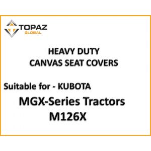 Heavy Duty Canvas Seat Covers custom designed to be suitable for your KUBOTA M126X TRACTOR