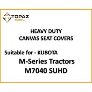 Miller Canvas supplies Heavy Duty Canvas Seat Covers to suit your KUBOTA M-Series M7040 SUHD Tractor.