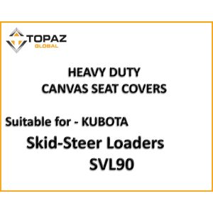 Heavy Duty Canvas Seat Covers custom designed to be suitable for your KUBOTA SVL90 SKID STEER LOADER