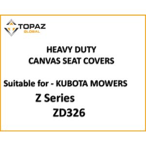 Miller Canvas are a leading online retailer of Canvas seat covers designed specific to fit ZD326 KUBOTA MOWER.