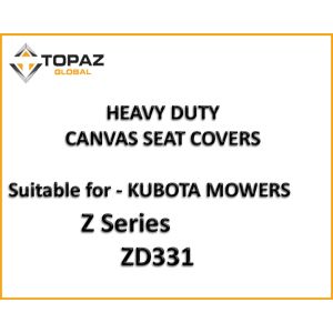 Miller Canvas are a leading online retailer of Canvas seat covers designed specific to fit ZD331 KUBOTA MOWER.