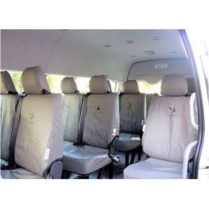 Be sure you fit Black Duck Seat Covers to your Toyota Hiace Bus.